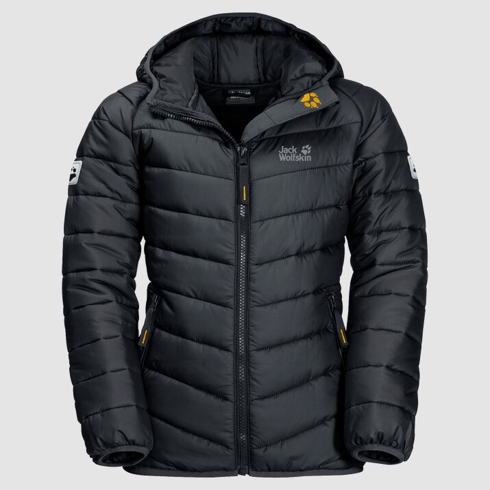 Jack Wolfskin Kids Zenon Quilted Jacket Black 506781DIV